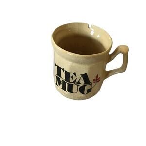 Vintage Tea Mug  Tea Bag Holding Crevice